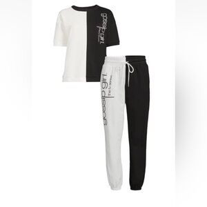 Gossip Girl 2 pc Outfit Gift Set Sleeve Sweatsuits Sweatpants Tracksuit Sets NWT